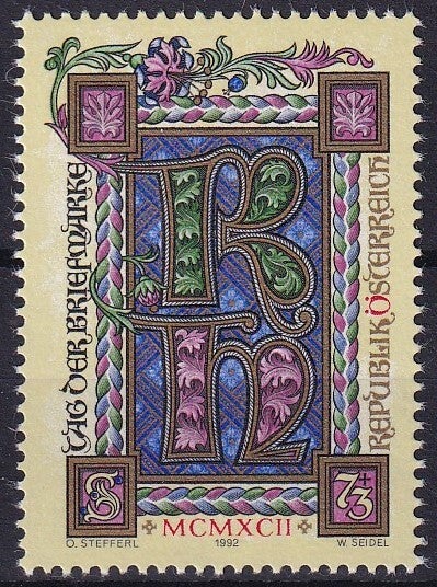 Oostenrijk - 1992 - Postzegeldag - Postfris