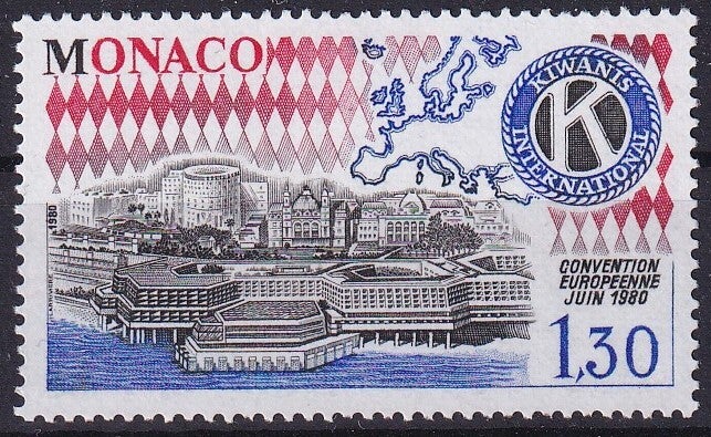 Monaco - 1980 - Europese meeloper - Postfris