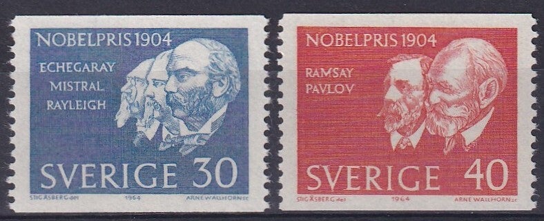 Zweden - 1964 - Nobelprijs - Postfris