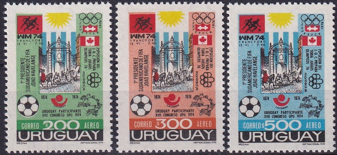 Uruguay - 1974 - Events - Postfris