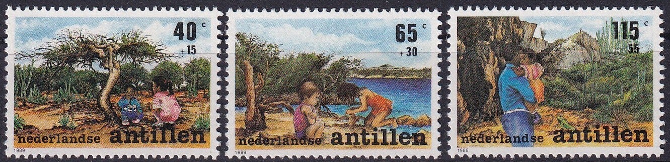 Nederlandse Antillen - 1989 - Kind en natuur - Postfris