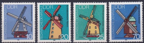DDR - 1981 - Molens - Postfris