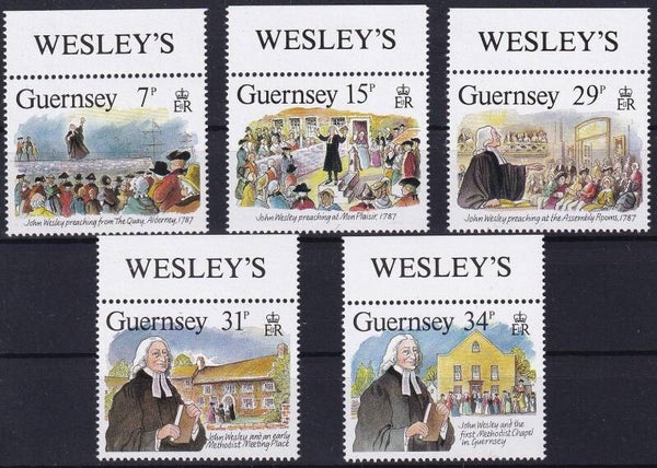 Guersney - 1987 - Wesley - Postfris