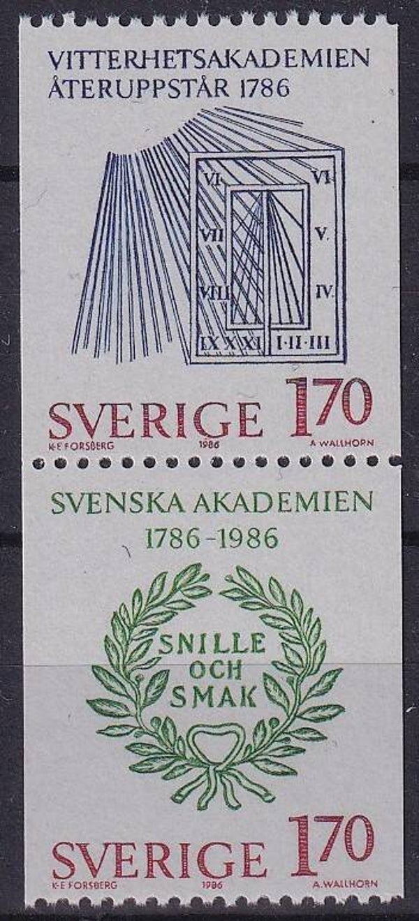 Zweden - 1986 - Academie - Postfris