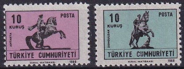 Turkije - 1968 - Definitives - Postfris