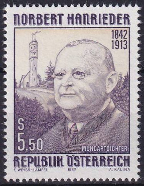 Oostenrijk - 1992 - N.Hanrieder - Postfris