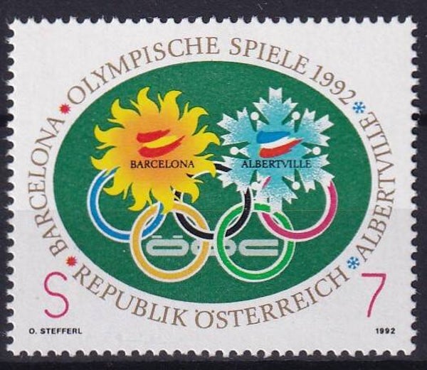 Oostenrijk - 1992 - Olympische Spelen - Postfris