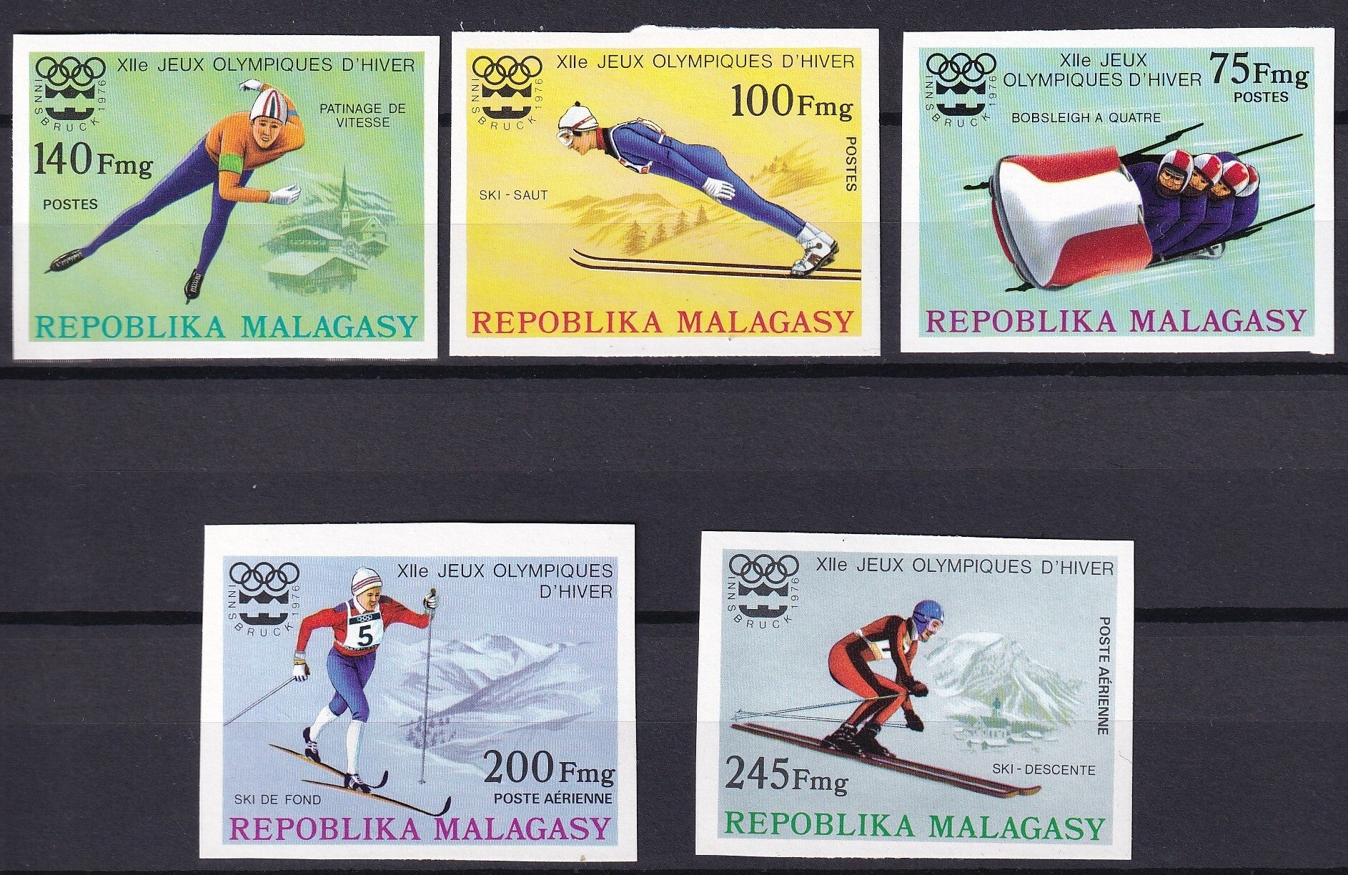 Madagaskar - 1975 - Olympische Spelen - Postfris