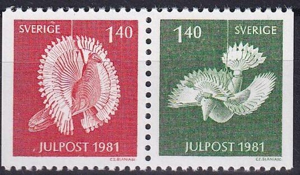 Zweden - 1981 - Kerst - Postfris