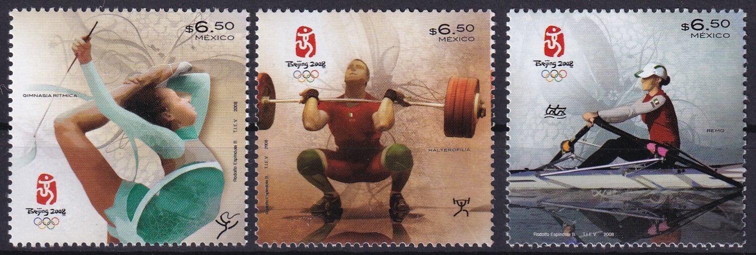 Mexico - 2008 - Olympische Spelen - Postfris