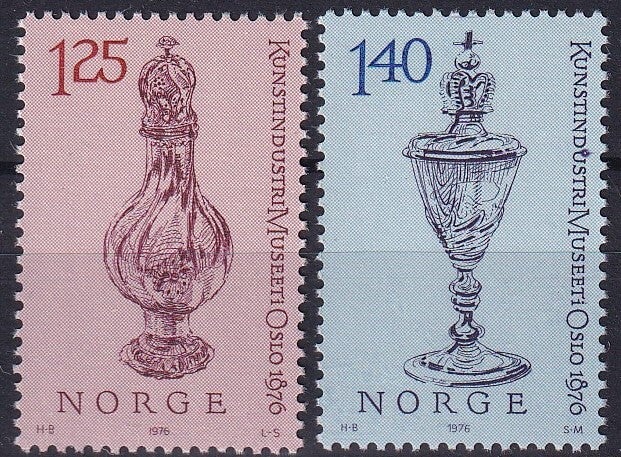 Noorwegen - 1976 - Kunst - Postfris