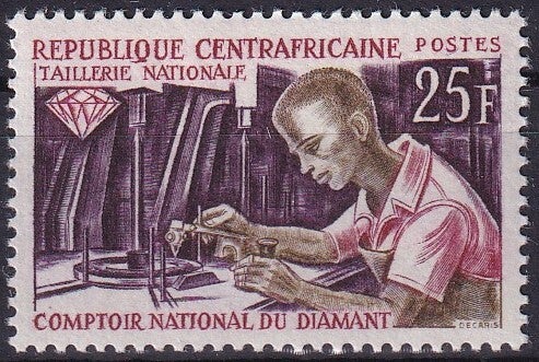 Centraal Afrika - 1966 - Diamanten - Postfris