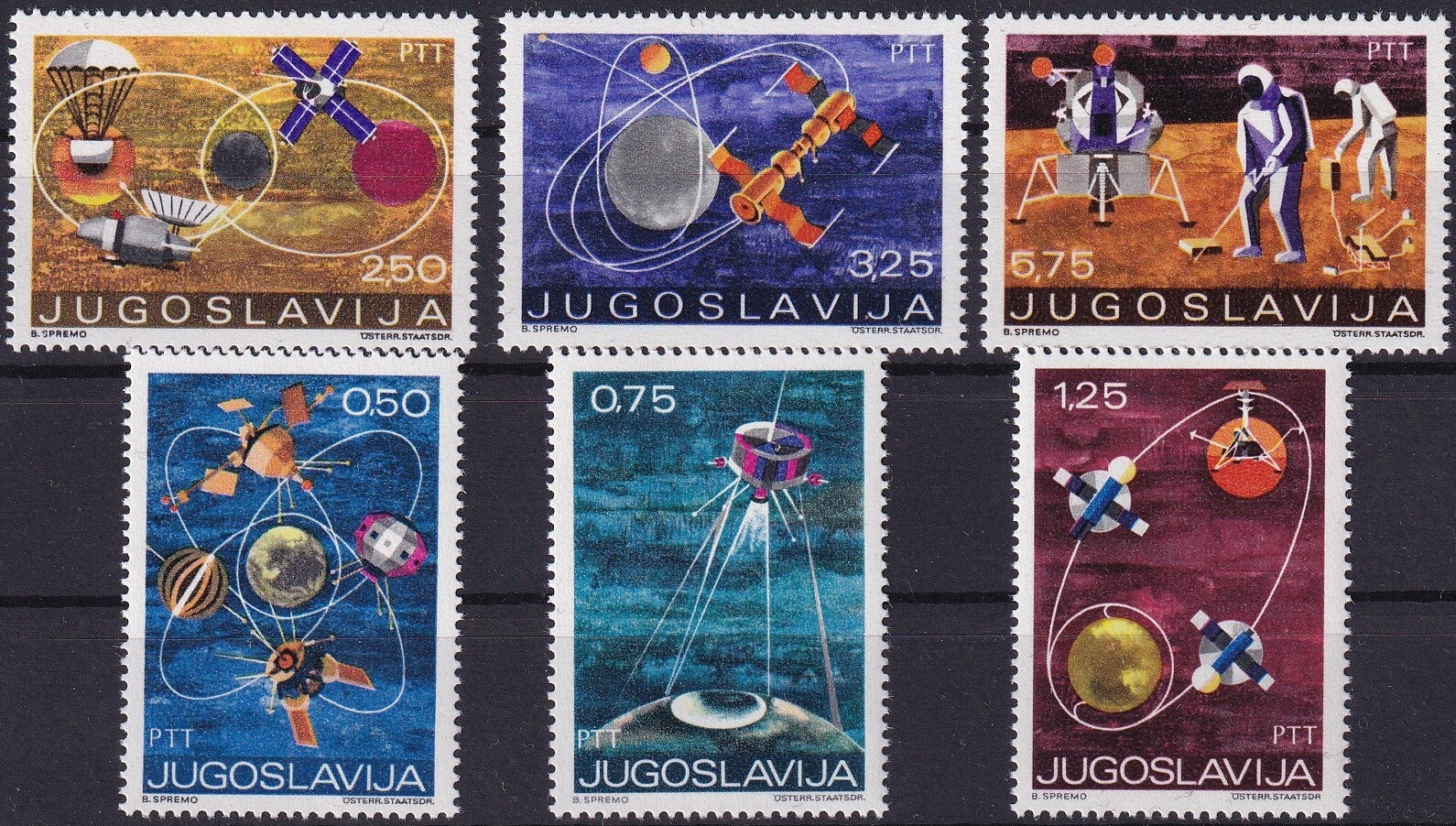 Joegoslavie - 1971 - Ruimteonderzoek - Postfris