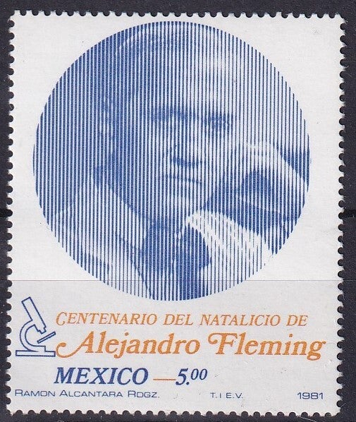 Mexico - 1981 - Nobelprijs / A.Fleming - Postfris