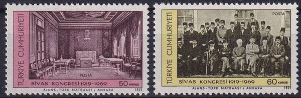 Turkije - 1969 - Sivas congress - Postfris