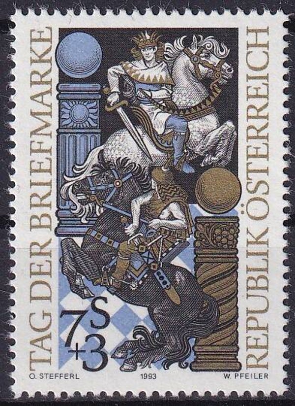 Oostenrijk - 1993 - Postzegeldag - Postfris
