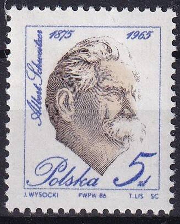 Polen - 1986 - Nobelprijs / A.Schweitzer - Postfris