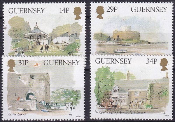 Guersney - 1986 - Musea - Postfris