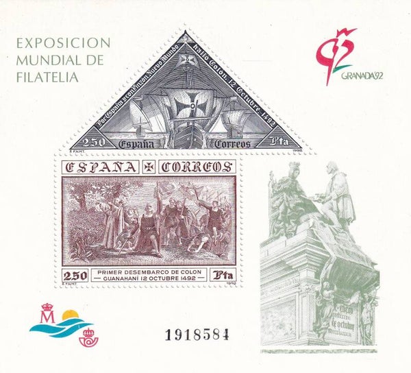 Spanje - 1992 - Granada - Postfris