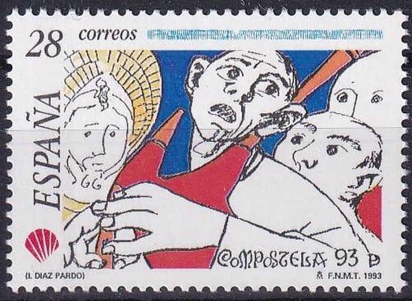 Spanje - 1993 - Compostela - Postfris