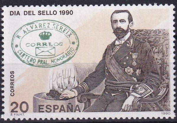 Spanje - 1990 - Postzegeldag - Postfris