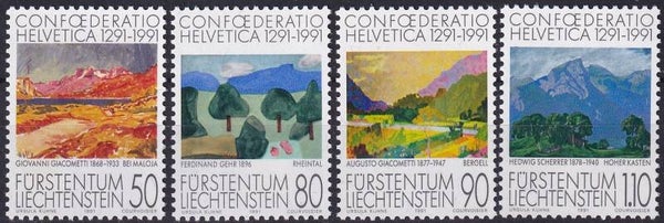 Liechtenstein - 1991 - Schilderijen - Postfris