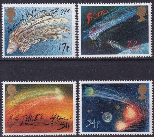 Engeland - 1986 - Halleys komeet - Postfris