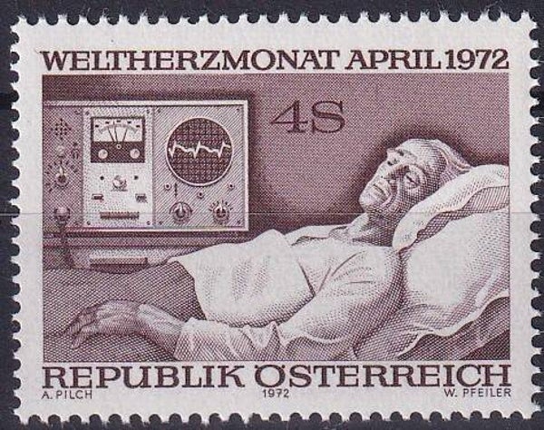 Oostenrijk - 1972 - Hart - Postfris