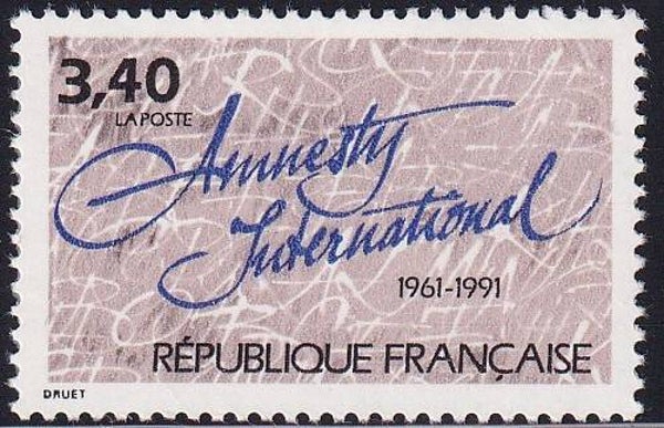 Frankrijk - 1991 - Amnesty - Postfris