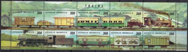 Indonesie - 1998 - Treinen - Postfris