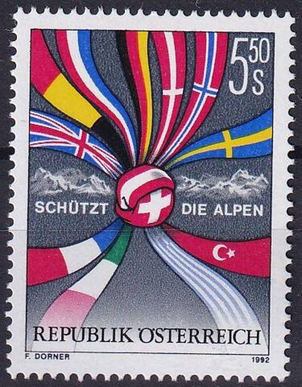 Oostenrijk - 1992 - Europese meeloper - Postfris