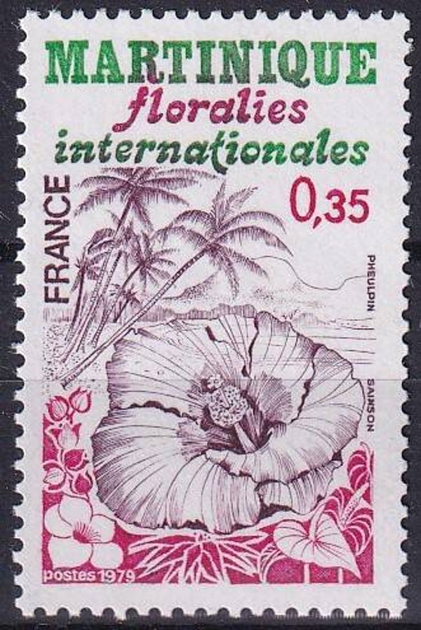 Frankrijk - 1979 - Hibiscus - Postfris