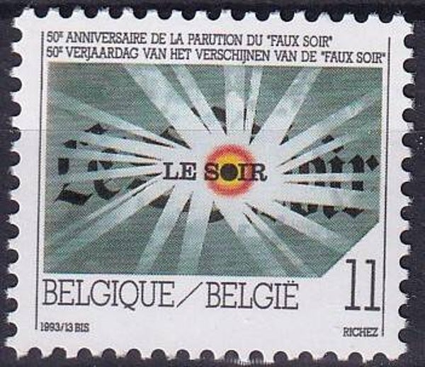 Belgie - 1993 - Le Soir - Postfris