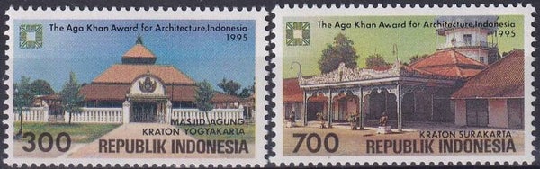 Indonesie - 1995 - Gebouwen - Postfris