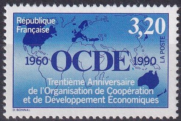 Frankrijk - 1990 - OECD - Postfris