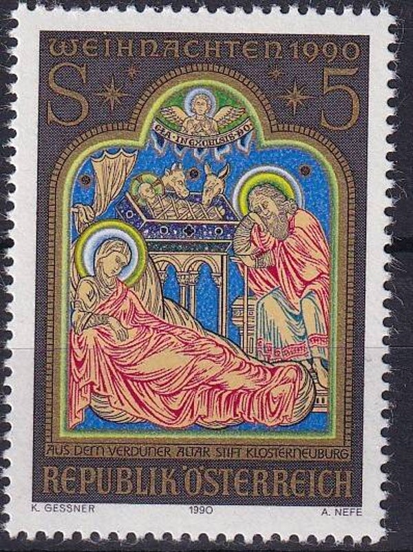 Oostenrijk - 1990 - Kerst - Postfris