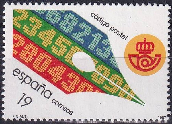 Spanje - 1987 - Postcodes - Postfris
