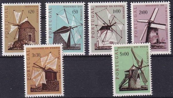 Portugal - 1971 - Molens - Postfris