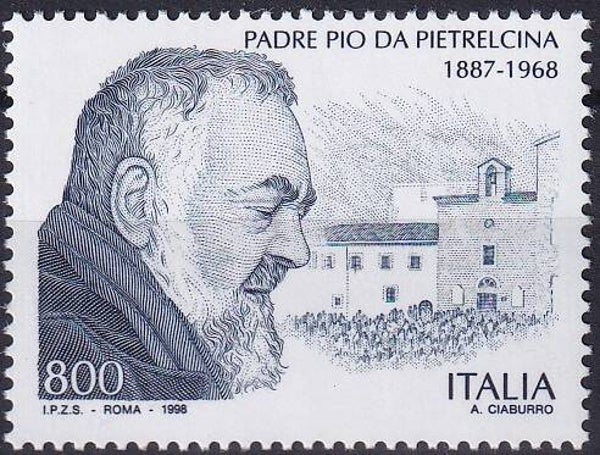 Italie - 1998 - Pater Pio - Postfris