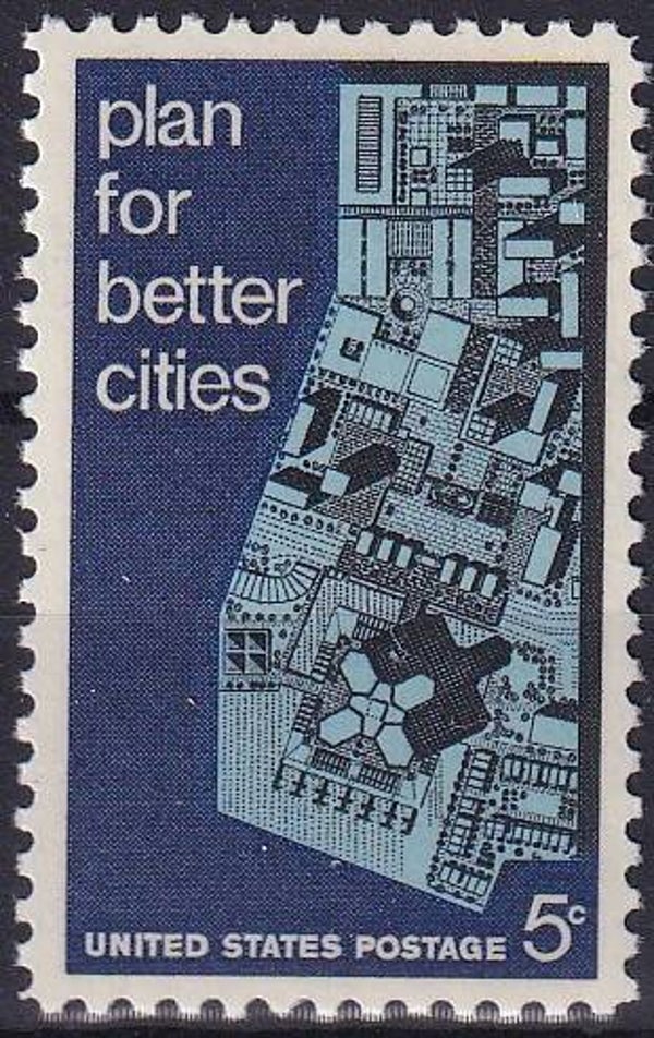 USA - 1967 - Betere steden - Postfris