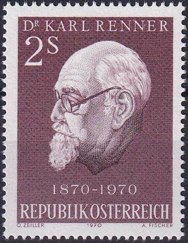 Oostenrijk - 1970 - K.Renner - Postfris