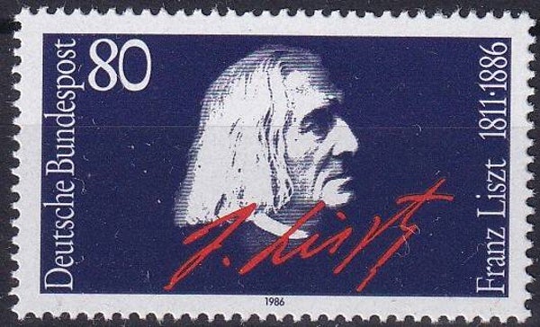 Duitsland - 1986 - F.Liszt - Postfris