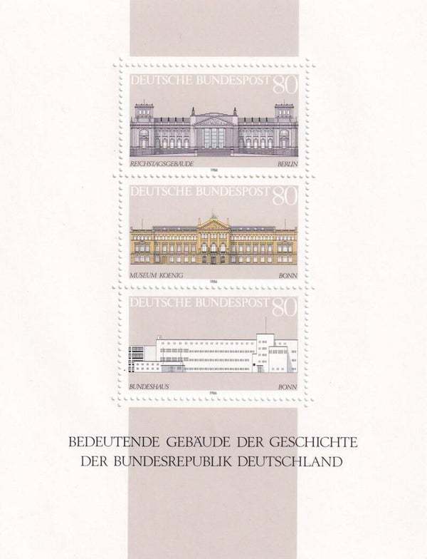 Duitsland - 1986 - Architectuur - Postfris