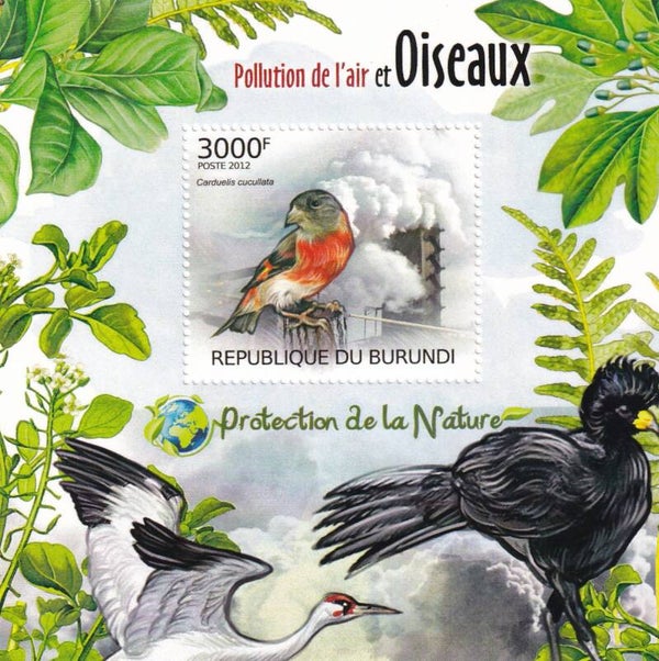 Burundi - 2012 - Vogels - Postfris