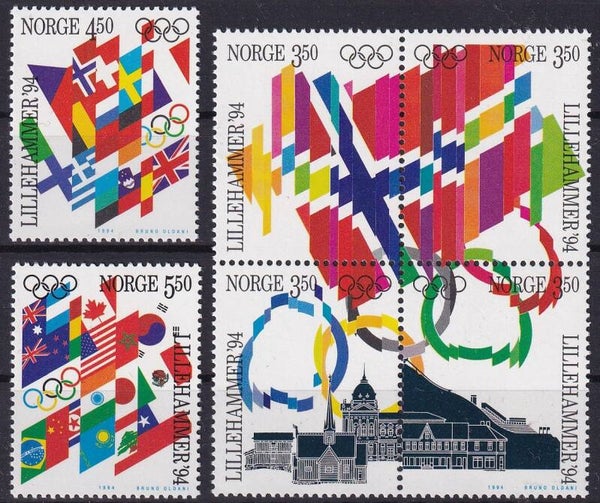 Noorwegen - 1994 - Olympische Spelen - Postfris