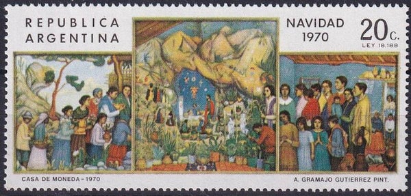 Argentinie - 1970 - Kerst - Postfris