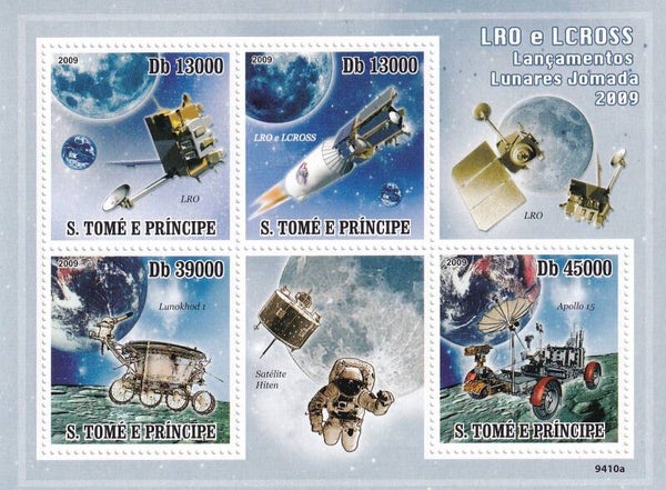 S.Tome et Principe - 2009 - Ruimtevaart - Postfris