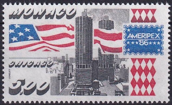 Monaco - 1986 - Ameripex - Postfris