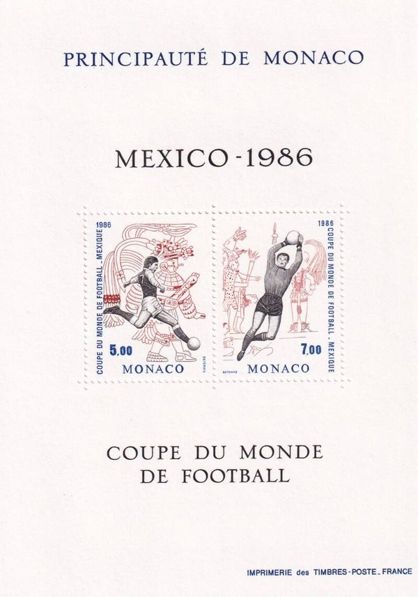 Monaco - 1986 - Voetbal - Postfris