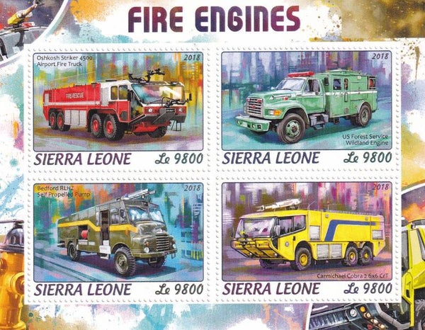 Sierra Leone - 2018 - Brandweer - Postfris